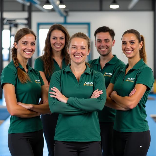 Daan Flex coaching team sa training facility